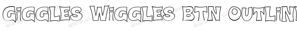 Giggles Wiggles BTN Outline字体转换